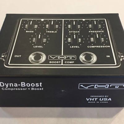 VHT Dyna-Boost AV-DB1 compressor and Clean Boost Guitar Effects Pedal image 6