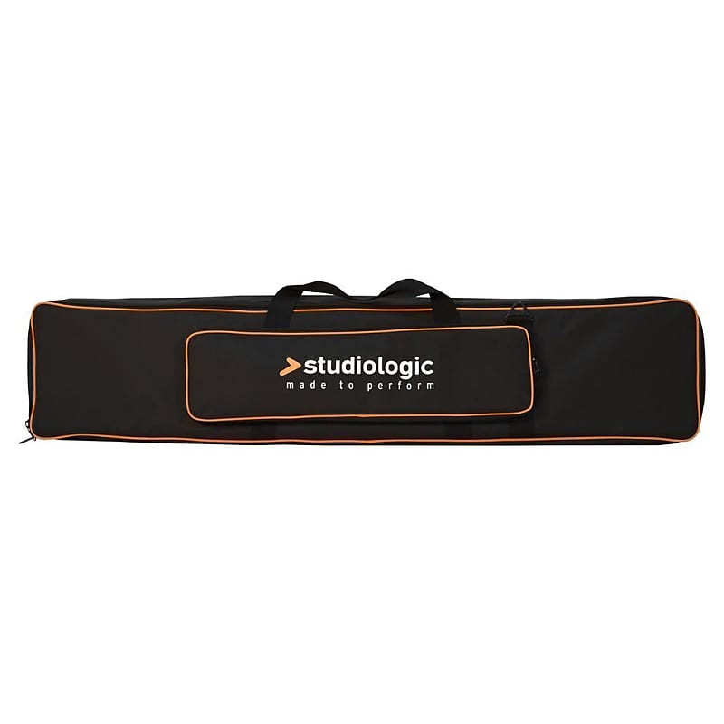 Studiologic Numa Compact 2 and Numa Compact 2x Soft Case with Strong Polyester Exterior, 20mm Inner Padding, Large Front Pocket, Metal Strap Clips, and 2 Inner Keyboard Holders image 1