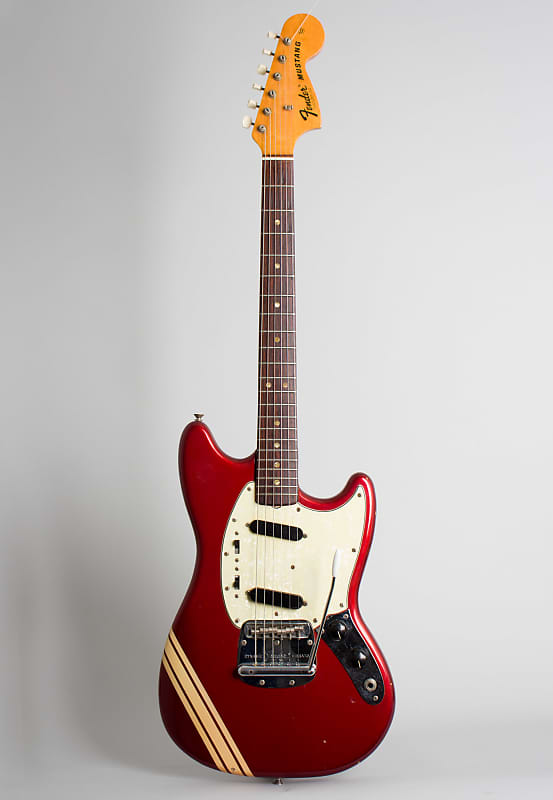 Fender Competition Mustang Solid Body Electric Guitar (1971), ser