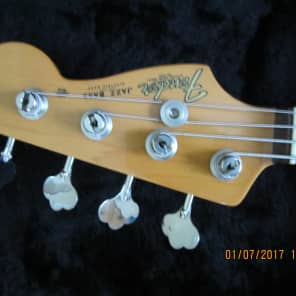 Fender 60th Anniversary Power Jazz Bass Classic Series 2006 Honey Blonde Fishman Piezo Bridge W/Case image 4