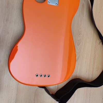 Fender Squier FSR Classic Vibe '60s Competition Mustang Bass Capri Orange image 14