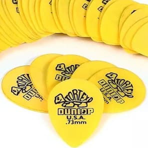 Dunlop 423R73 Tortex Small Tear Drop .73mm Guitar Picks (36-Pack)