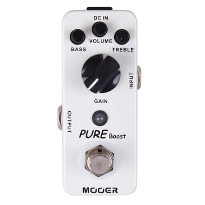 Mooer Pure Boost MICRO Overdrive Booster Pedal True Bypass NEW image 1