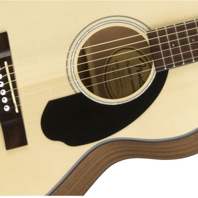 Fender CP-60S Spruce/Mahogany Parlor Acoustic Natural image 5