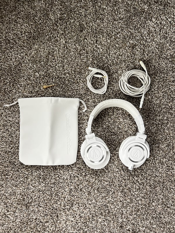 Audio-Technica ATH M50x White | Reverb