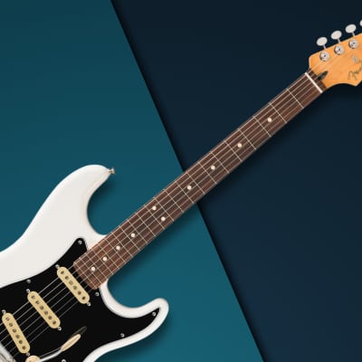 Fender Player II Stratocaster 6-String Right-Handed Electric Guitar with Alder Body and Maple Fingerboard (Polar White) image 6