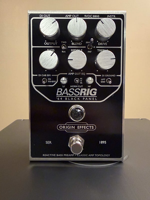 Origin Effects BASSRIG '64 Black Panel