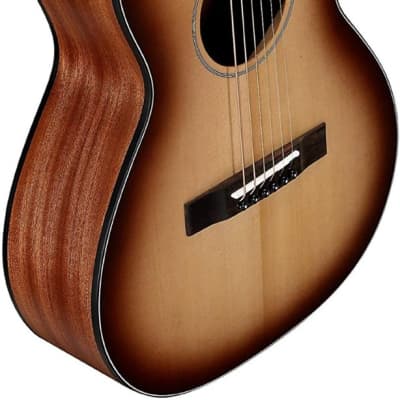 Alvarez Delta DeLite E Small-Bodied Acoustic Electric Guitar, Shadowburst Finish image 3