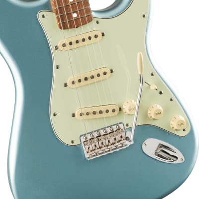 Immagine Fender Vintera 60s Stratocaster Pau Ferro Fingerboard, Ice Blue Metallic - 4