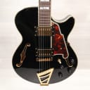 Used D'Angelico Excel Series SS Semi-Hollow Electric Guitar Black