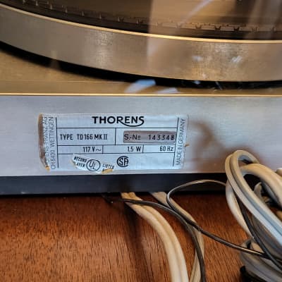 Thorens TD-166 Mk2 Fully Serviced And Calibrated #2 of 2 image 12