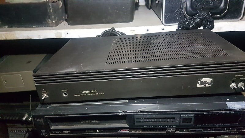 Technics Se A808 Amplifier  			