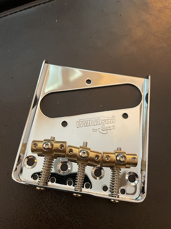 Wilkinson Telecaster Vintage Bridge Chrome LEFT HANDED Reverb