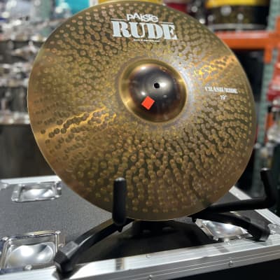 Paiste 19" RUDE Crash/Ride Cymbal New / Free Shipping / Auth Dealer image 3