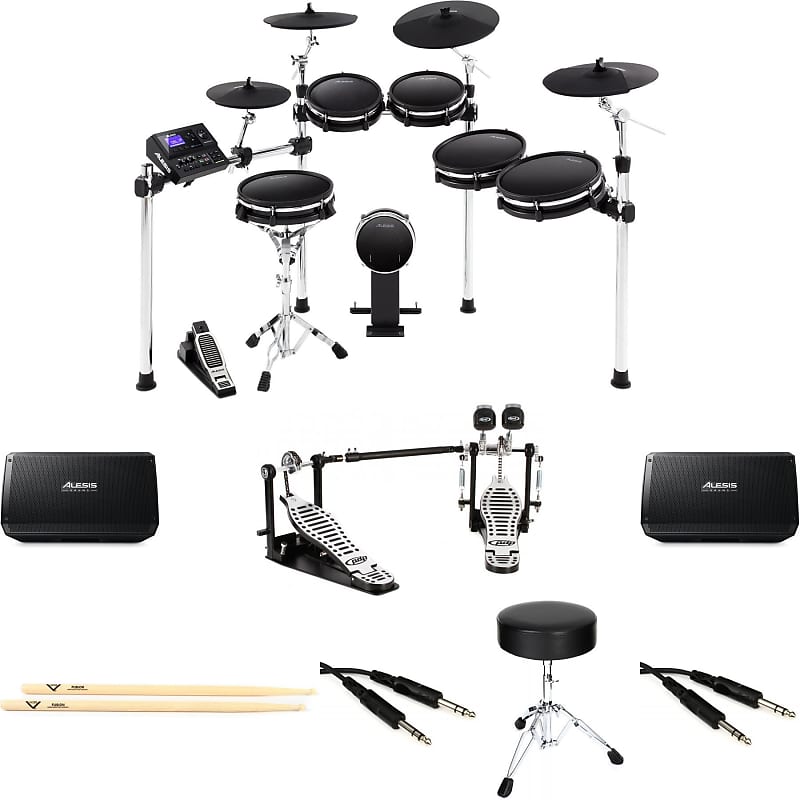 Alesis DM10 MKII Pro Electronic Drum Set Double Bass Reverb