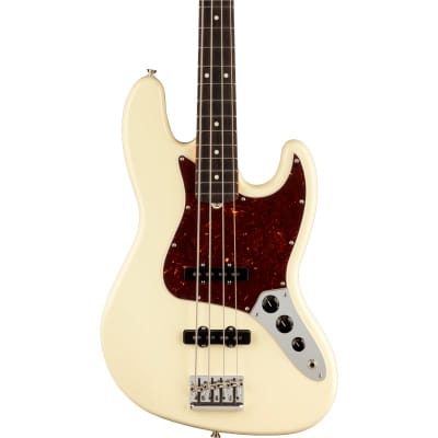 Fender American Professional II Jazz Bass, Rosewood Fingerboard, Olympic White for sale