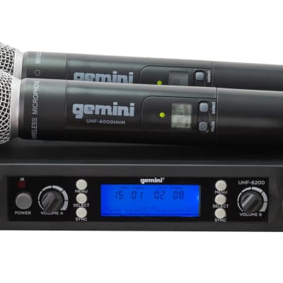 Gemini Dual Channel Wireless Handheld Microphone System image 1