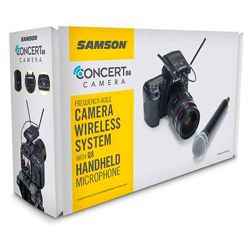 SAMSON CONCERT 88 Camera Handheld Wireless Microfono Palmare PER FOTOCAMERA