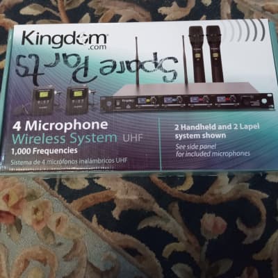 Kingdom SYSV52 Wireless 4 microphone System 1000 channel | Reverb