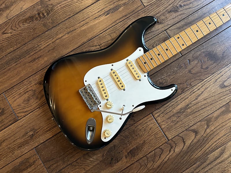 1989 Fender ST-57 Stratocaster 1957 Reissue Sunburst MIJ Fujigen Japan image 1