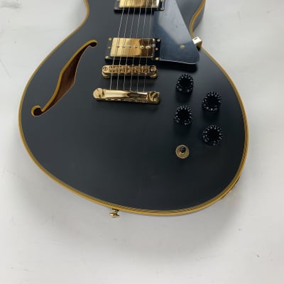 ESP LTD Xtone PS-1000 Vintage Black Semi-Hollow Electric Guitar B-Stock image 8