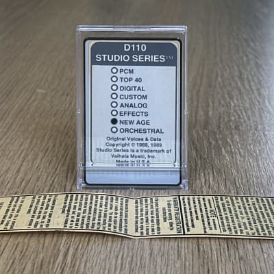 Roland D-110 ROM Voice Card Valhala // Studio Series // New Age