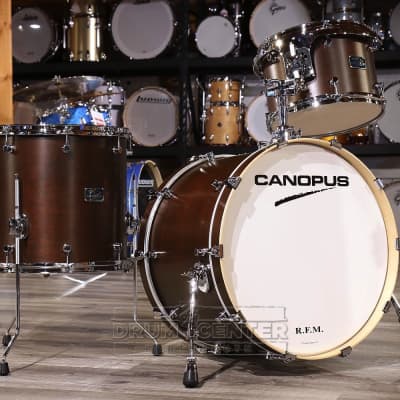 Canopus RFM 3pc Jazz Drum Set Bitter Brown Oil | Reverb