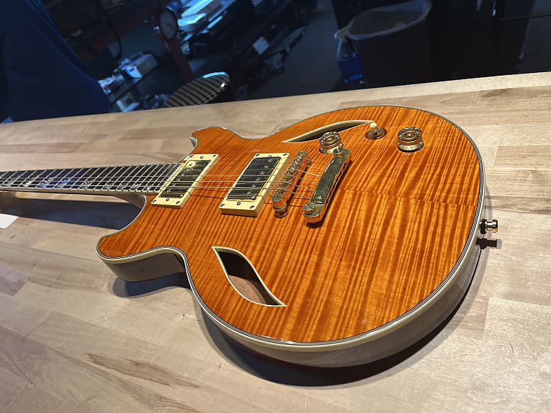 Dean Del Sol Les Paul Thinline Reverb