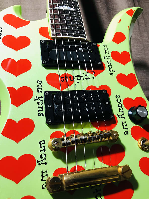 Fernandes MG Green-Heart HIDE/Mockingbird /Burny/B.C.rich