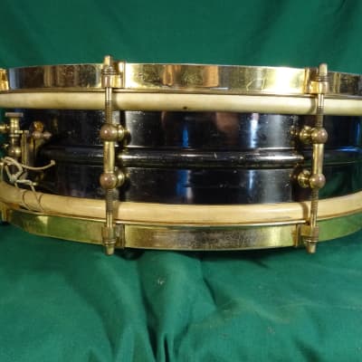 Ludwig Inspiration Snare Drum c.1918-26 Black Nickel/Gold image 3