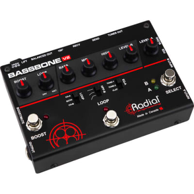Radial Engineering Bassbone OD Bass Preamp, 2 ch w/ Overdrive image 1