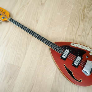 1968 Vox Constellation IV Bass V274 Hollowbody w Fuzz Boost Eko