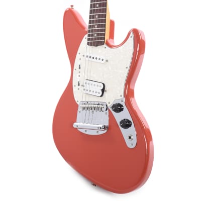 Fender Artist Kurt Cobain Jag-Stang Fiesta Red image 2