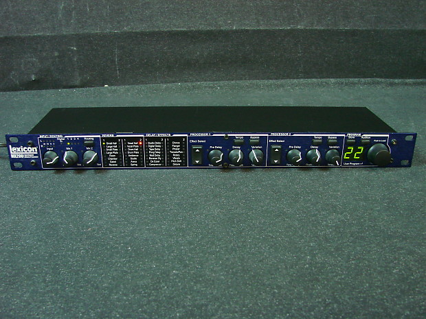 Lexicon sales rackmount reverb