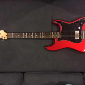MIM Fender Stratocaster 2006-2007 Red With Black Pickguard image 3