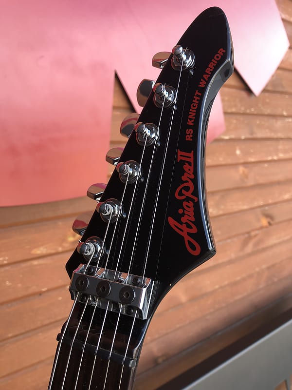 Aria Pro II Knight Warrior - Black - Mid 80's | Reverb
