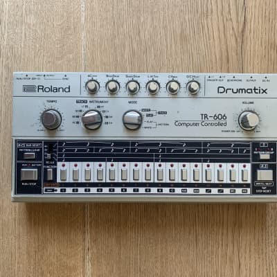 Roland TR-606 Drumatix 1980s - Silver