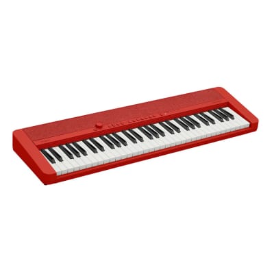 Casio CT-S1 61-Key Portable Keyboard w/ Onboard Speakers, Red