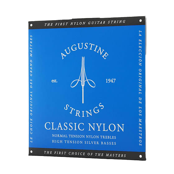 Augustine Blue Label E (High) Classical Guitar String Reverb