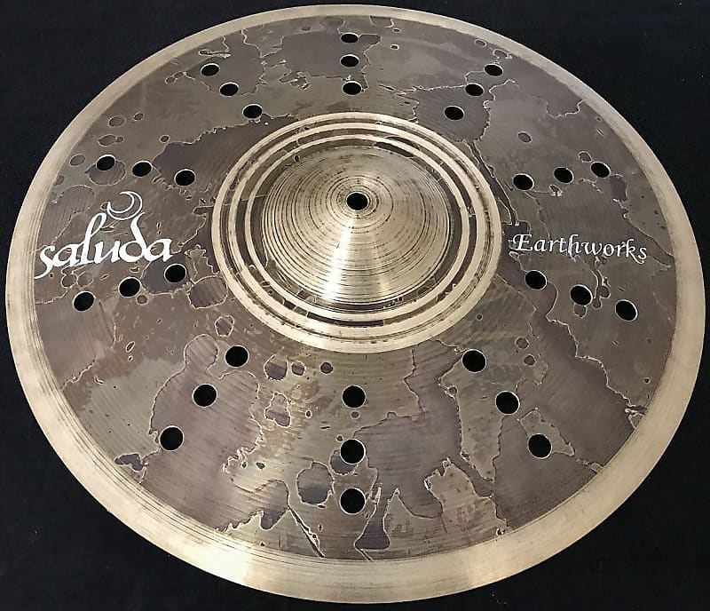 14" Saluda Earthworks Aero Vented Crash Cymbal Reverb