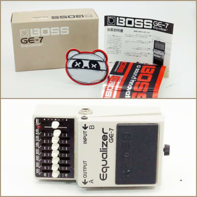 BOSS GE-7 日本製 Japan Equalizer GE7 2 Boss GE-7 graphic equalizer pedal | Electric Violin Shop