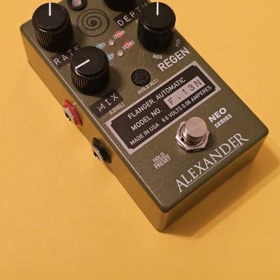 Alexander Pedals F-13 Neo Flanger 2015 - Present - Army Green image 3