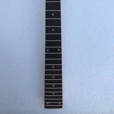 24 Frets Guitar Neck with Rosewood Fingerboard with Black Headstock image 5