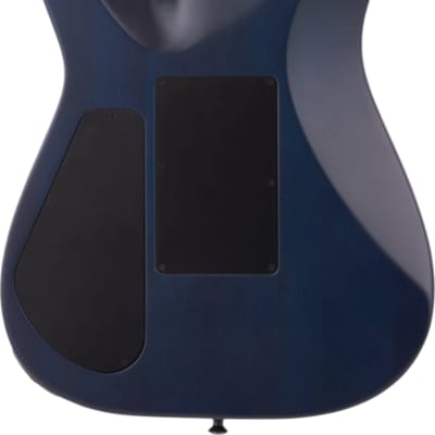 Jackson MJ Series Dinky DKRP Electric Guitar, Ebony Fingerboard, Transparent Blue Burst image 3