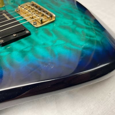 Fernandes FGZ-422 FGZ422 S-style HSS Guitar - Sapphire Blue