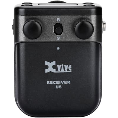 XVive U5T2 Dual-Channel Wireless System for Lavalier Microphone and Audio Devices  Black image 3