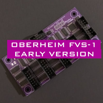 Oberheim 4 / 8-Voice FVS-1 MIDI retrofit Vitalka Custom (one common key bus)