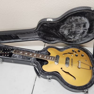 Epiphone Epiphone Casino MG Reissue with Rosewood 2011 - Metallic Gold for sale