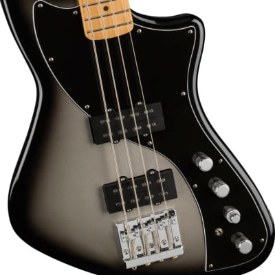 Fender Player Plus Active Meteora Electric Bass Maple Fingerboard, Silverburst image 3