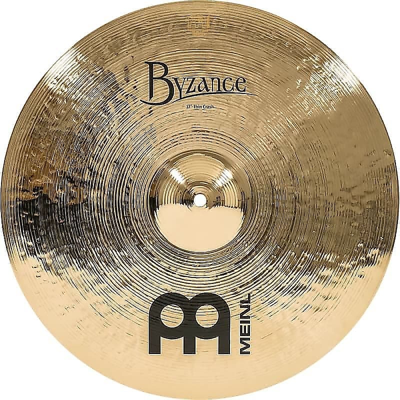 Meinl Byzance Brilliant B17TC-B 17" Thin Crash Cymbal (w/ Video Demo) image 1